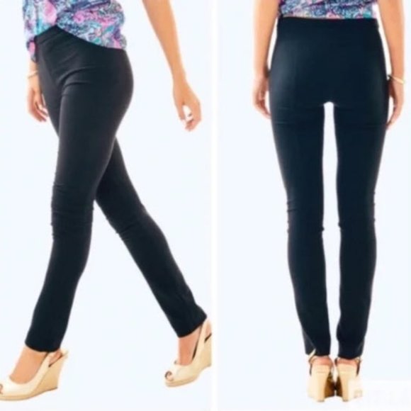 Lilly Pulitzer Pants - Lilly Pulitzer Alessia Stretch Dinner Pants Black Size 00